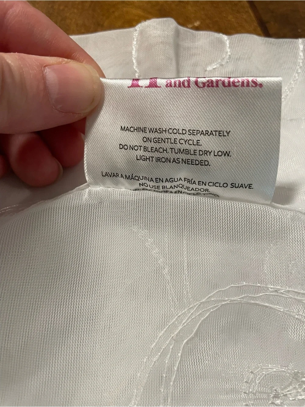 Better Homes And Gardens White Embroidered Sheer Curtain Panels